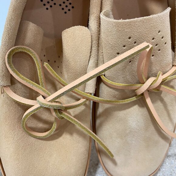 Mens Tan Suede Casual Shoes Size 6.5 Lace-Up Comfortable Durable Sole - Picture 9 of 10